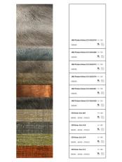 образцы обивок Pregno