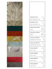 образцы обивок Pregno