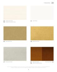 Фотографии образцов отделок и возможных цветов фабрики Carpanese Home