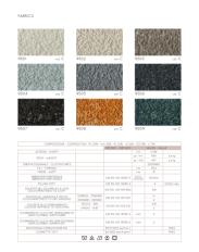 Фотографии образцов отделок и возможных цветов фабрики Carpanese Home