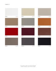 Фотографии образцов отделок и возможных цветов фабрики Carpanese Home