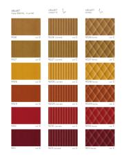 Фотографии образцов отделок и возможных цветов фабрики Carpanese Home