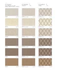 Фотографии образцов отделок и возможных цветов фабрики Carpanese Home
