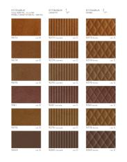 Фотографии образцов отделок и возможных цветов фабрики Carpanese Home