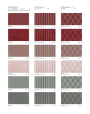 Фотографии образцов отделок и возможных цветов фабрики Carpanese Home