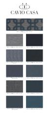 Фотографии образцов отделок и возможных цветов фабрики Cavio Casa