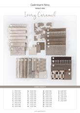 Фотографии образцов отделок и возможных цветов фабрики Galimberti Nino