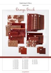 Фотографии образцов отделок и возможных цветов фабрики Galimberti Nino