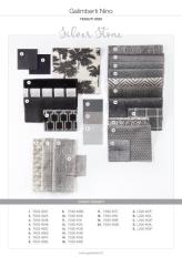 Фотографии образцов отделок и возможных цветов фабрики Galimberti Nino