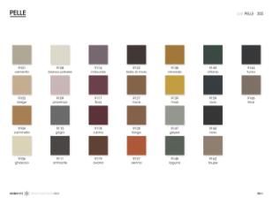 Фотографии образцов отделок и возможных цветов фабрики Giorgetti