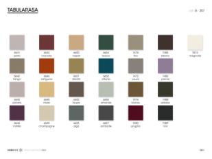 Фотографии образцов отделок и возможных цветов фабрики Giorgetti