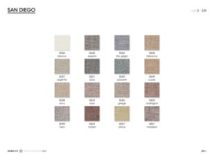 Фотографии образцов отделок и возможных цветов фабрики Giorgetti