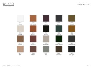 Фотографии образцов отделок и возможных цветов фабрики Giorgetti