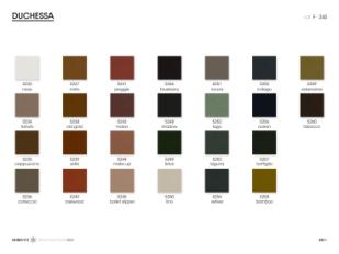 Фотографии образцов отделок и возможных цветов фабрики Giorgetti