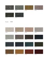 Фотографии образцов отделок и возможных цветов фабрики Lema Mobili