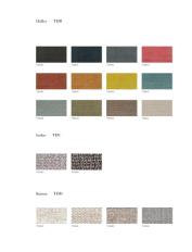 Фотографии образцов отделок и возможных цветов фабрики Lema Mobili