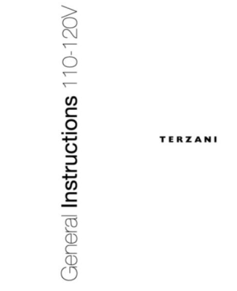 General Instructions 110-120V