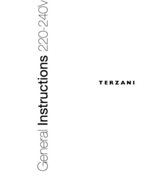 General Instructions 220-240V