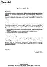 Подтвержденная подлинность – сертификат фабрики Tacchini