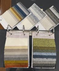 Фотографии образцов отделок и возможных цветов фабрики Nicoline Salotti