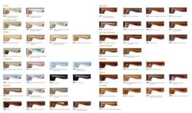 Фотографии образцов отделок и возможных цветов фабрики Asnaghi Interiors