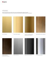 Фотографии образцов отделок и возможных цветов фабрики Esperia Luci