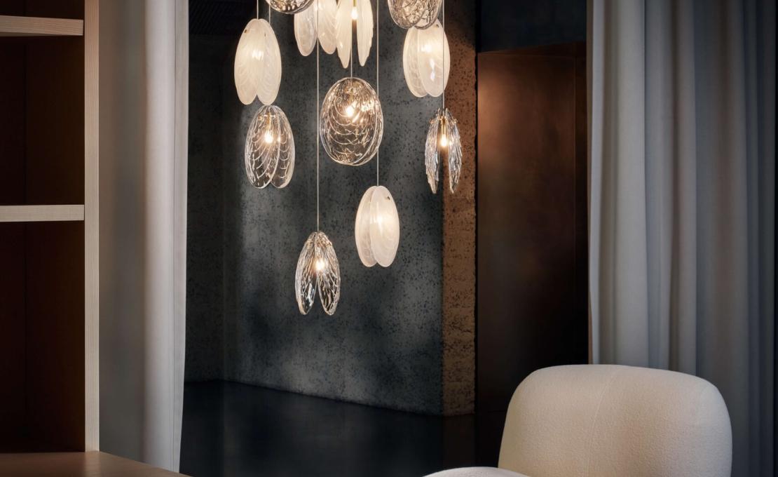 Подвесной светильник коллекция Mussels Alabaster от Bomma