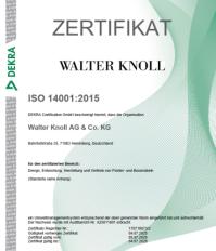 Подтвержденная подлинность – сертификат фабрики Walter Knoll