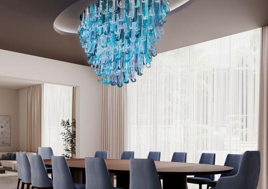 Люстра модель Geyser Fontain Oval от Serip