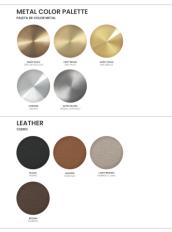 Фотографии образцов отделок и возможных цветов фабрики Aromas del Campo