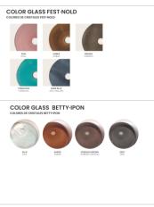 Фотографии образцов отделок и возможных цветов фабрики Aromas del Campo