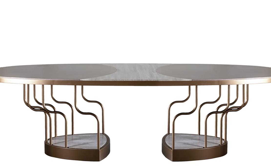 Стол обеденный от фабрики Minotti Collezioni модель Bloom