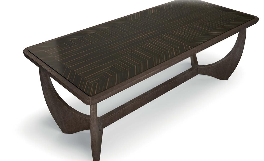 Стол обеденный от фабрики Minotti Collezioni модель Vulcano Black