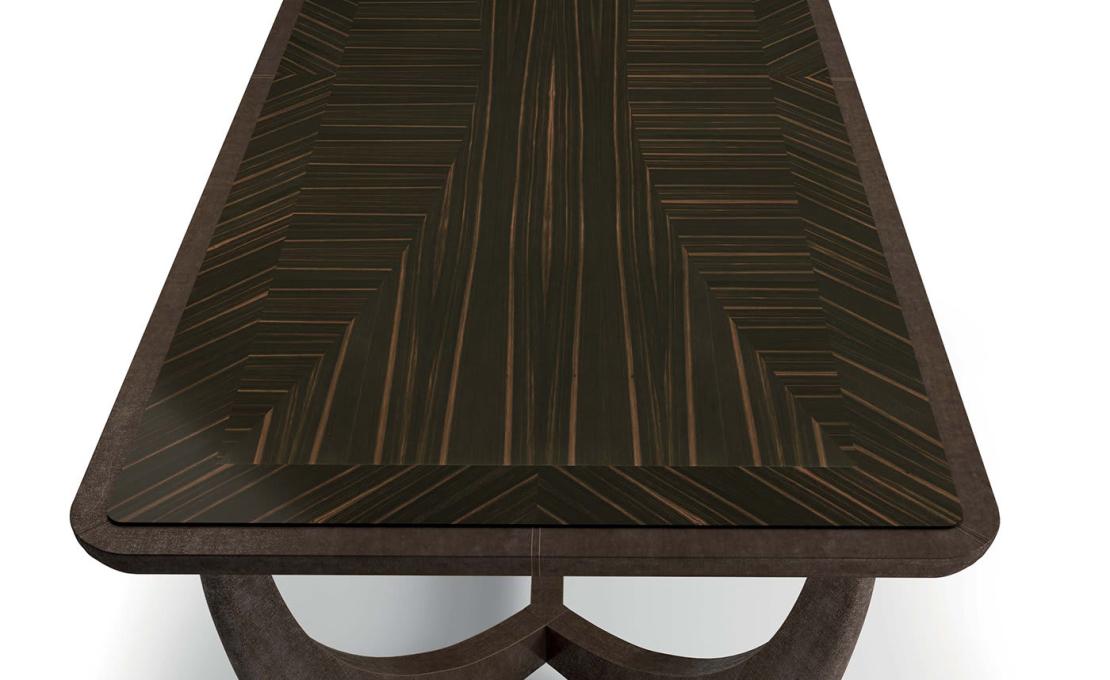 Стол обеденный от фабрики Minotti Collezioni модель Vulcano Black