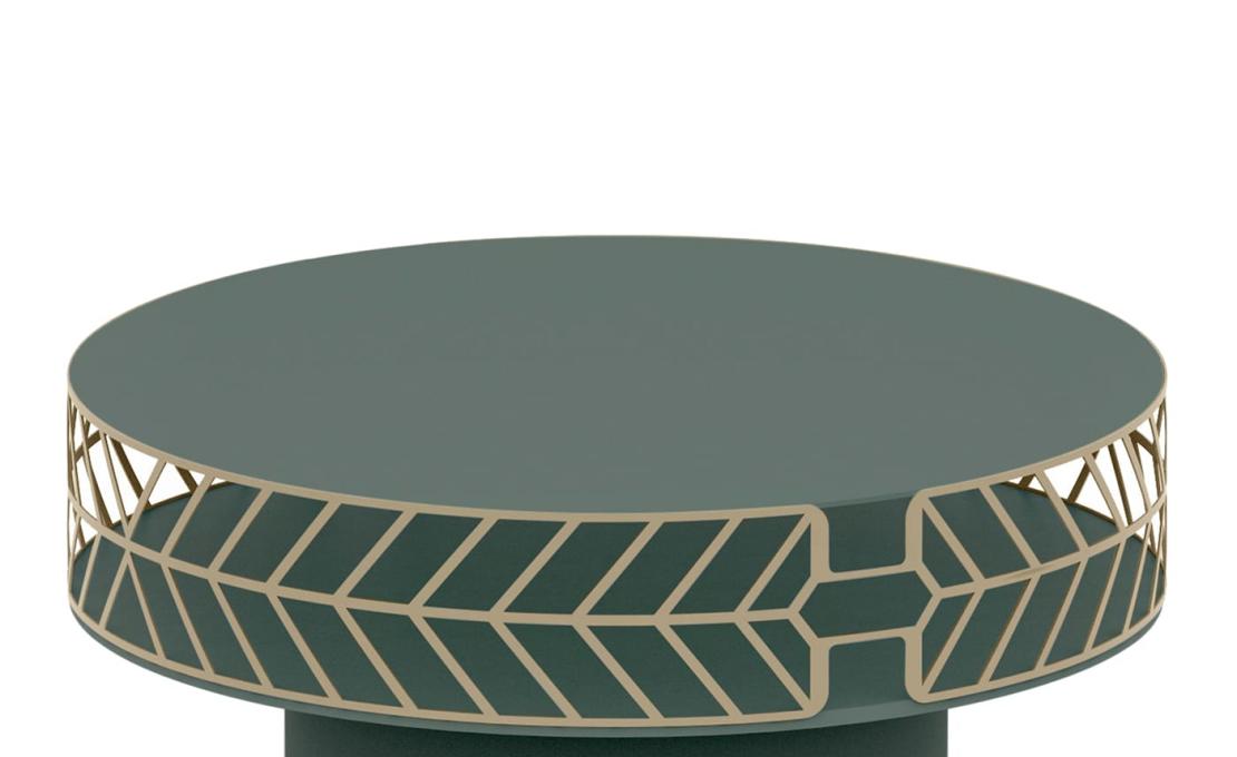 Журнальный столик от фабрики My Home модель Lok Green 