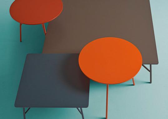 Журнальный столик от фабрики My Home модель Mek Round Rust 