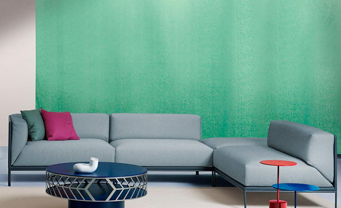 Журнальный столик от фабрики My Home модель Lok Round Blue 