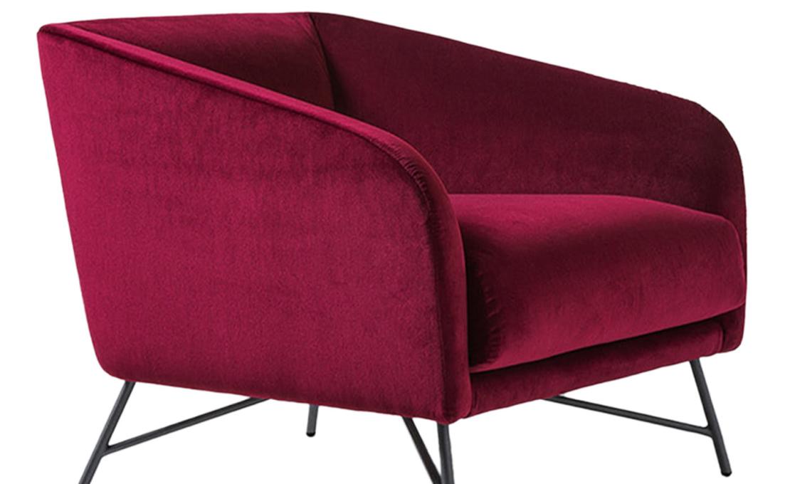 Кресло от фабрики My Home модель Betty Burgundy 