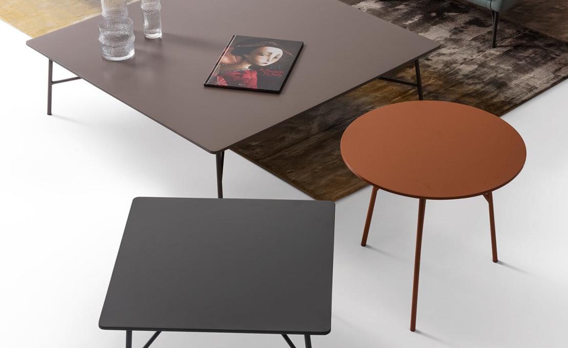 Журнальный столик от фабрики My Home модель Mek Round Rust 