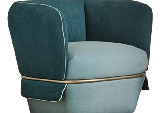 Кресло My Home Chemise Aquamarine image 1