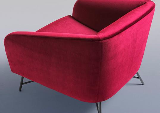 Кресло от фабрики My Home модель Betty Burgundy 