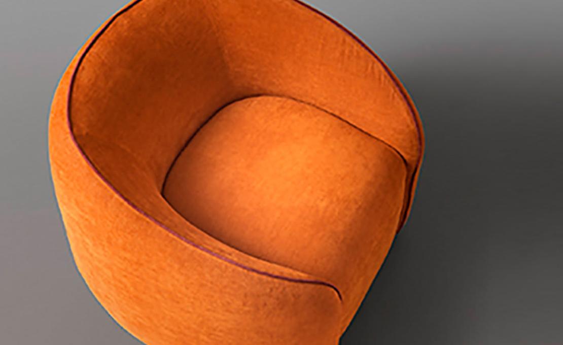 Кресло от фабрики My Home модель Baloo Orange 