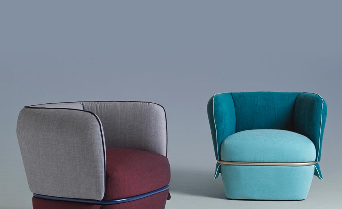 Кресло от фабрики My Home модель Chemise Aquamarine 