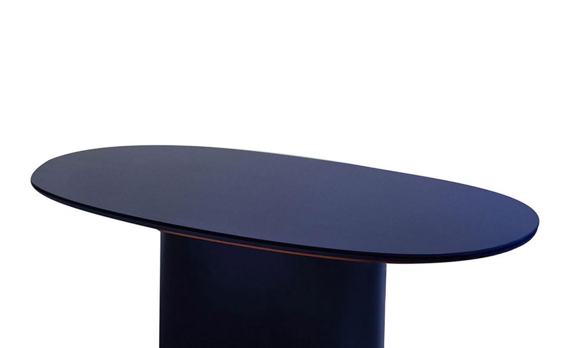 Стол обеденный от фабрики My Home модель Oku Oval Blue 