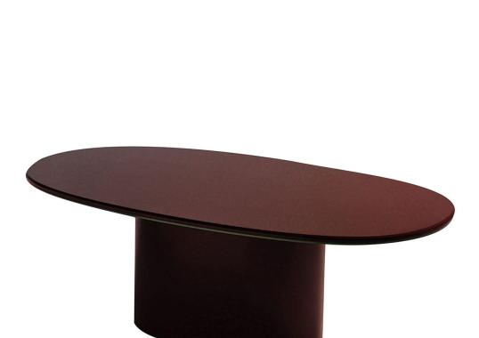 Стол обеденный My Home Oku Oval Wine-Red image 1