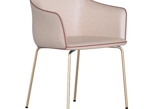 Стул My Home Cloe Powder Pink image 1