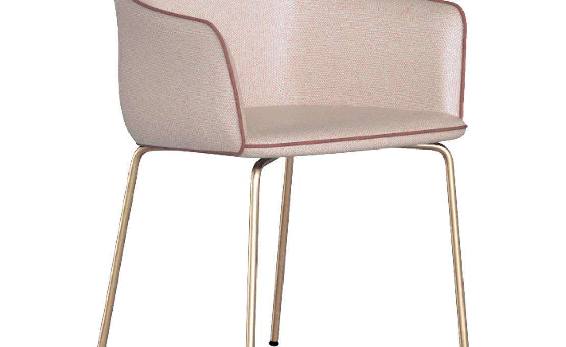 Стул от фабрики My Home модель Cloe Powder Pink