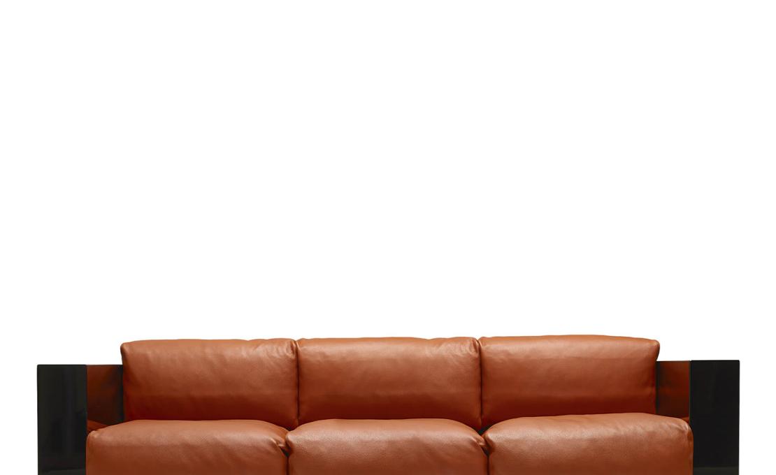 Диван от фабрики Poltronova модель 3 Saratoga Orange 