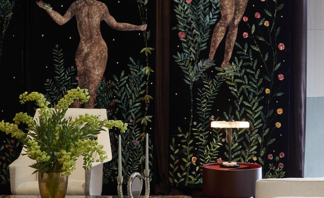 Журнальный столик от фабрики My Home модель Vinnie Burgundy 