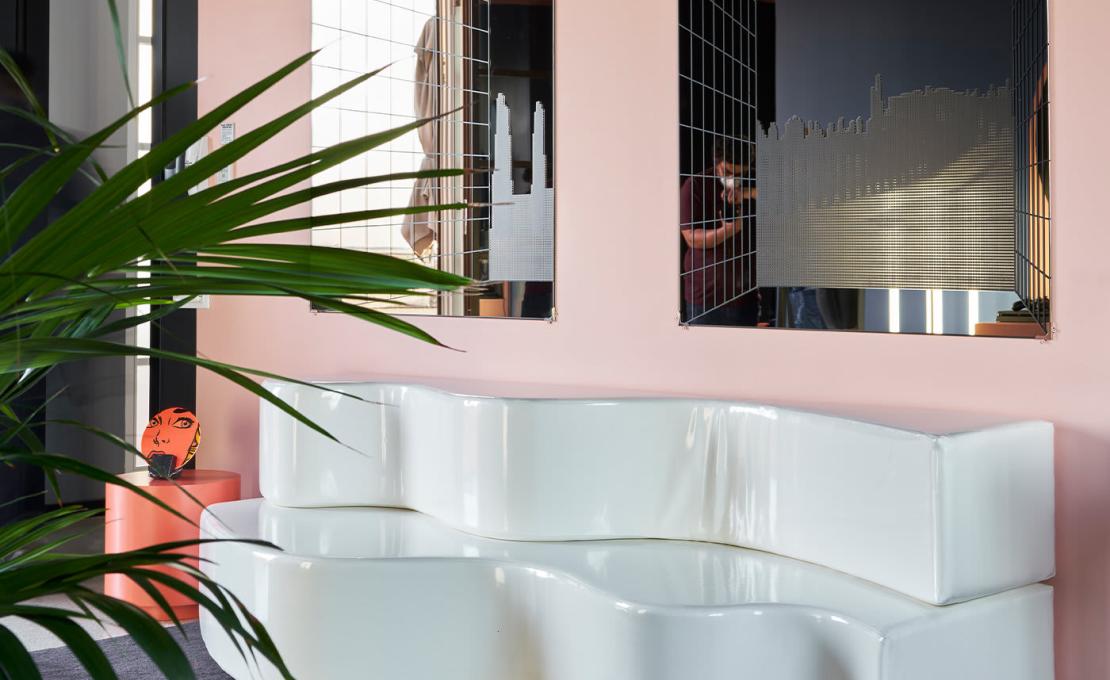 Диван от фабрики Poltronova модель Superonda 